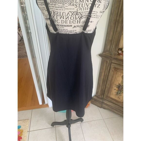 Lands End Tankini Top Dress Crossover Black - Picture 8 of 9